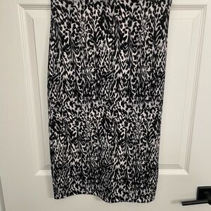 Rampage Monochrome Patterned Pencil Skirt size M